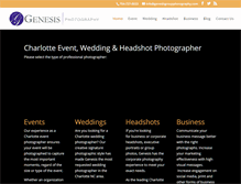 Tablet Screenshot of genesisgroupphotography.com